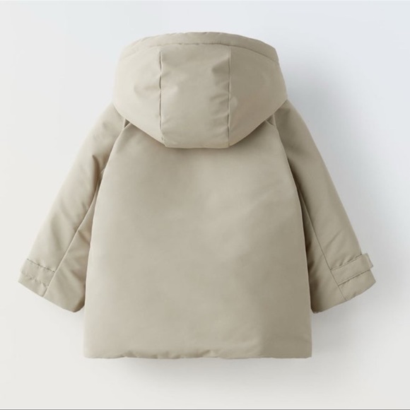 Zara Kids Lightweight Water Repellent Quilted Parka 5-6y NWT - Picture 2 of 6